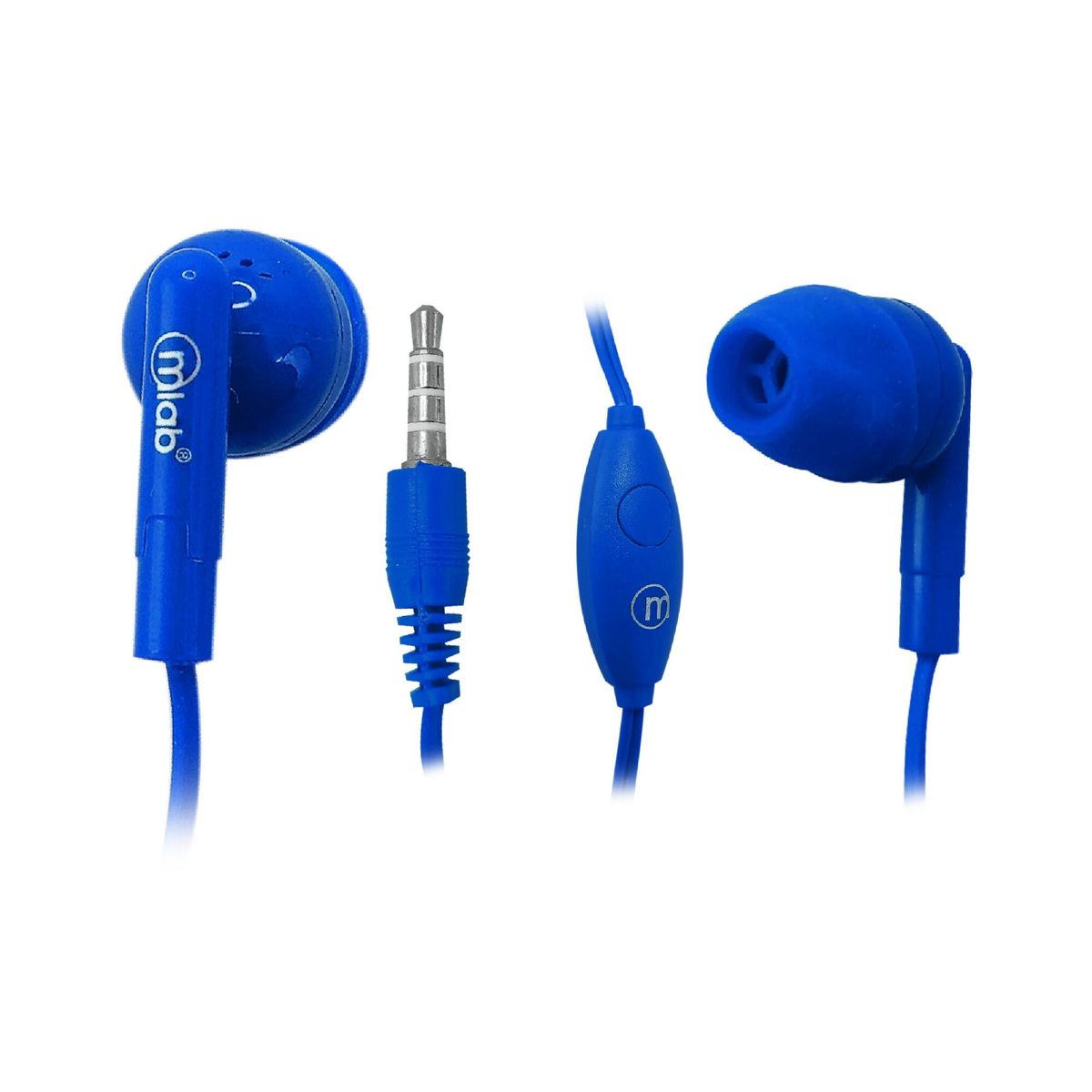 MLAB - AUDÍFONOS IN-EAR WIRED GUMMY C/MANOS LIBRES BLUE MLAB 07724