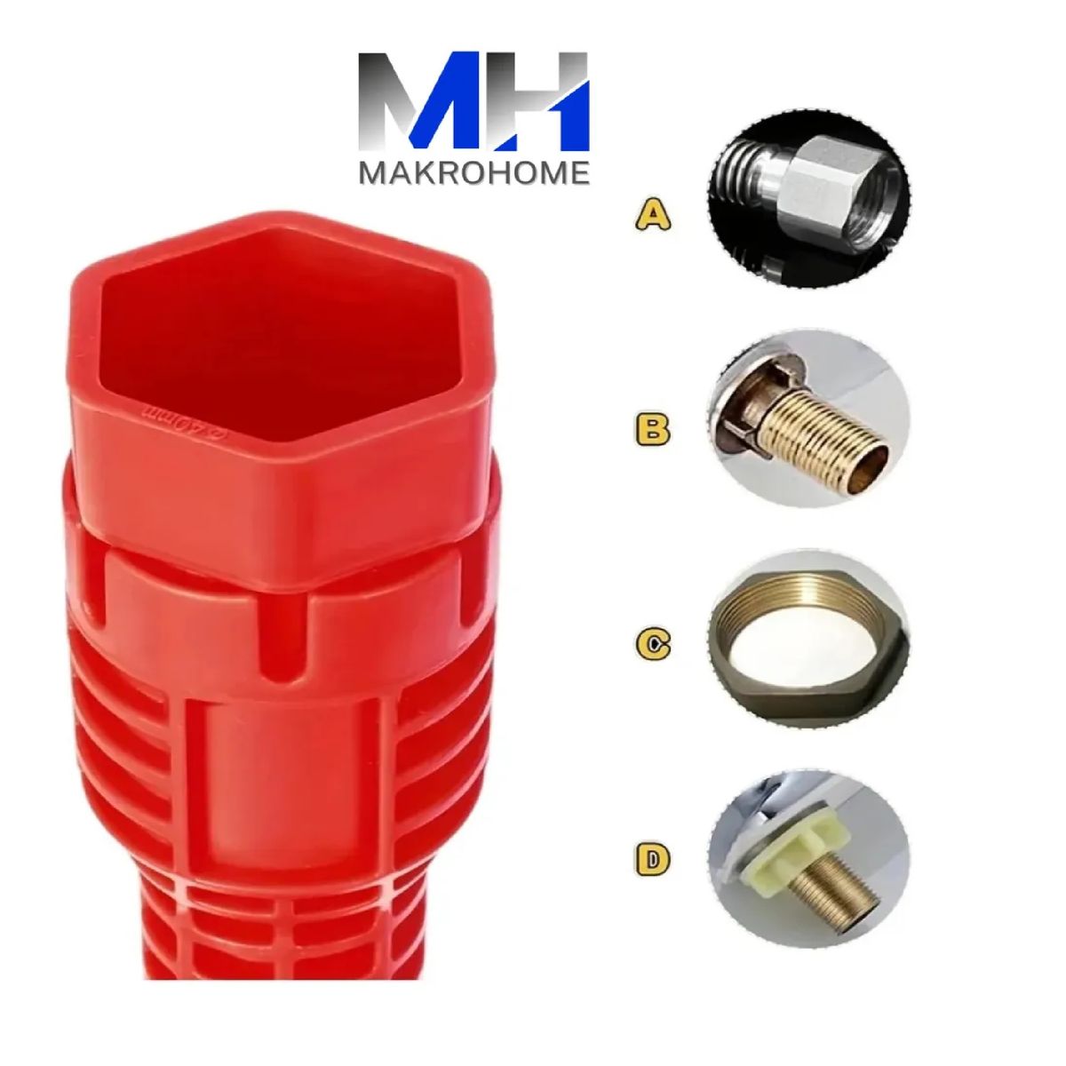 INOXCROM - Llave Gasfiteria Multifuncion 8 En 1 Grifería Baño Cocina