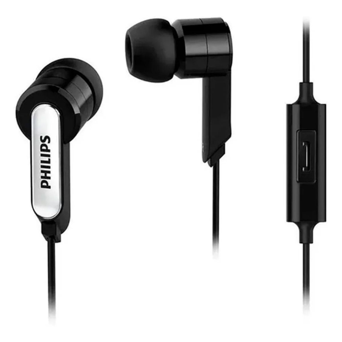 PHILIPS - AUDIFONOS IN EAR MANOS LIBRES JACK 35M NEGRO SHE1405BK