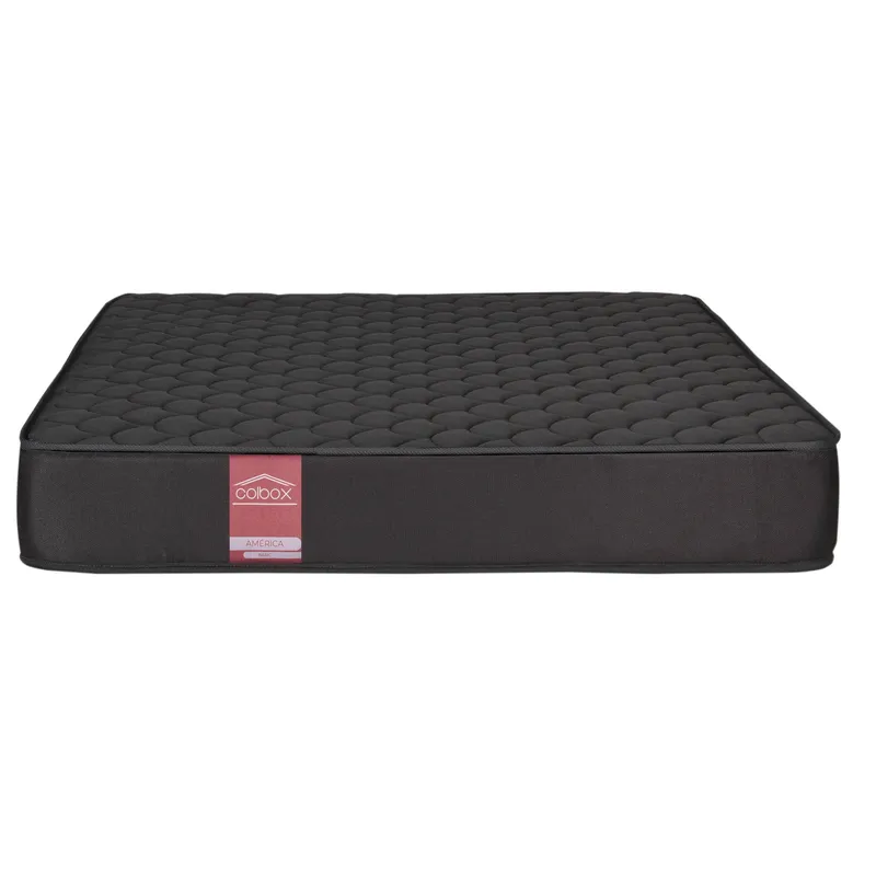 COLBOX - Colchón America Black 2 Plazas - 20 cm