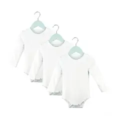 PUMUCKI - BODYS ALGODON BEBE 24 A 36 MESES PACK DE 3 UNIDADES