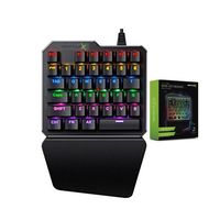 TECLADO GAMER RGB DE UNA MANO 35 TECLAS