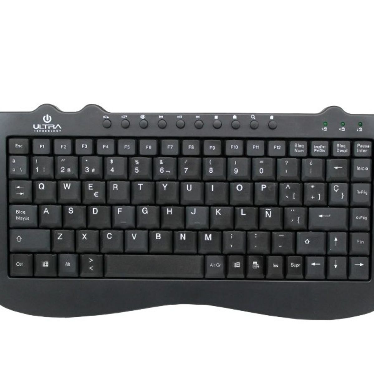 ULTRA - MINI TECLADO MULTIMEDIA USB ULTRA