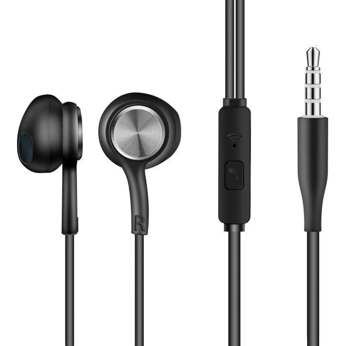 AIWA - AUDÍFONOS ERGONÓMICO IN-EAR NEGRO AW-I10