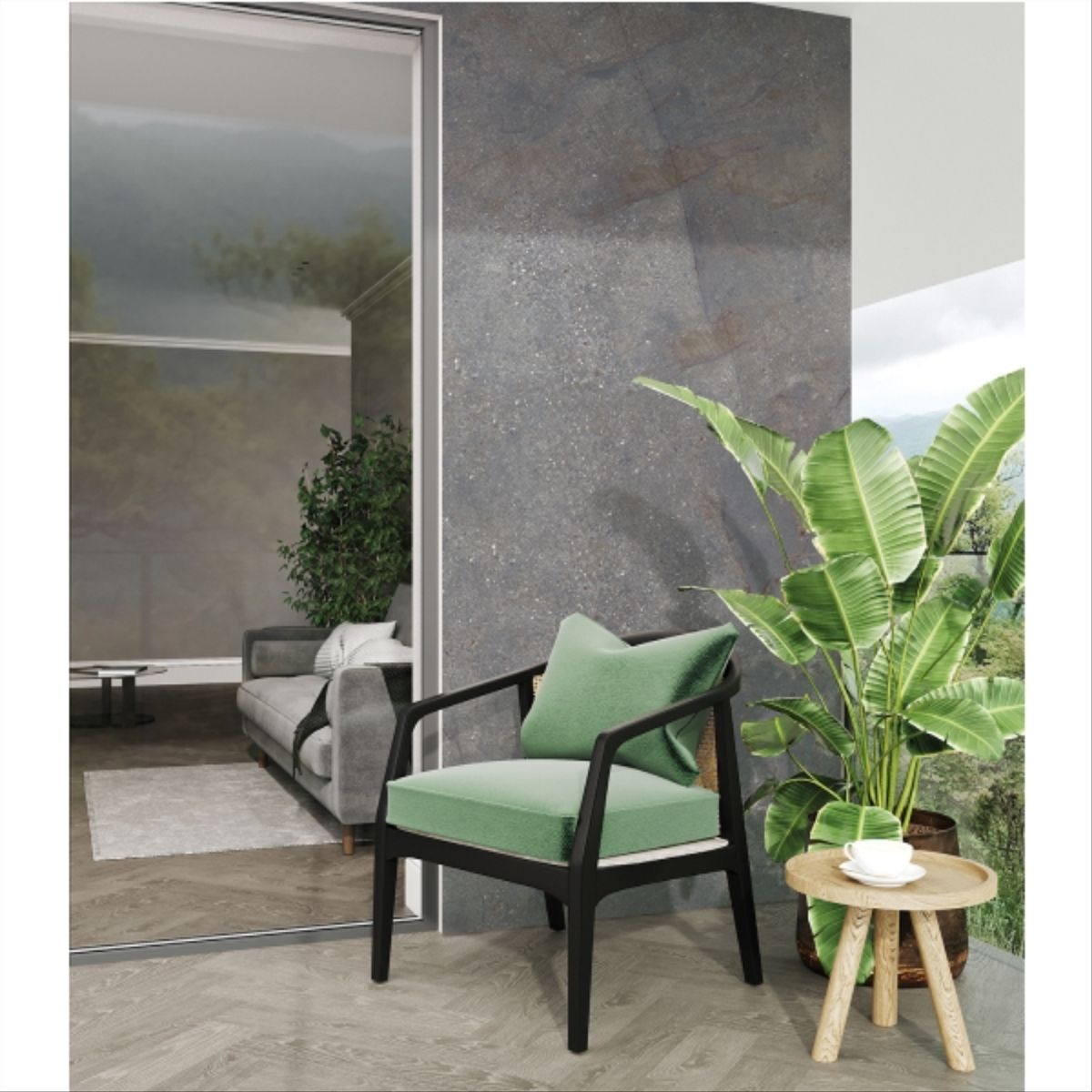 CEDRAL - Plancha Simplisima 1,20 x 2,40 x 6mm piedra cantera terra