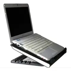 GENERICO - Base Cooler Ventilador De Notebook - N99 Con 2 Ventiladores