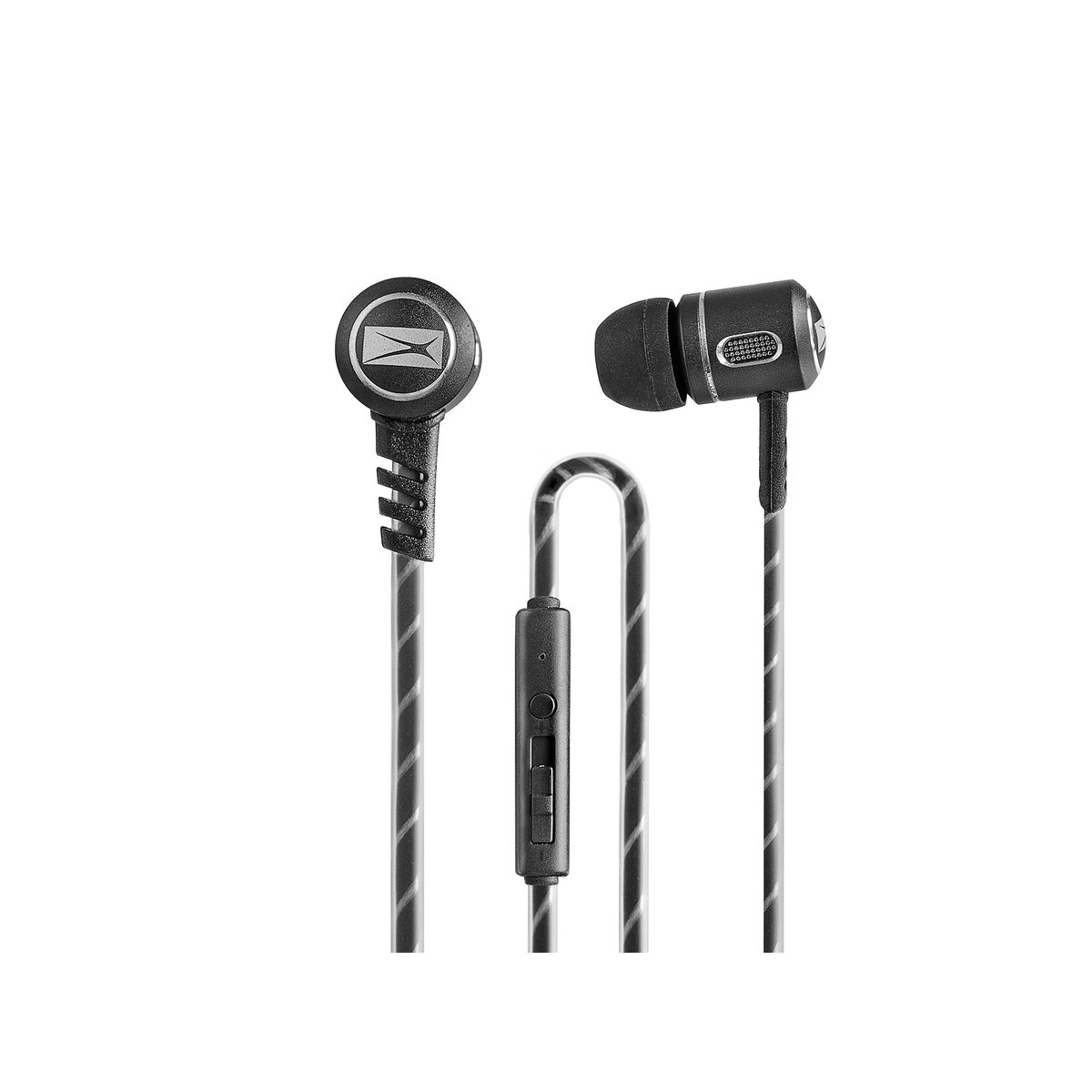 ALTEC LANSING - AUDIFONO IN-EAR CON MIC CORDED BLACK 09015