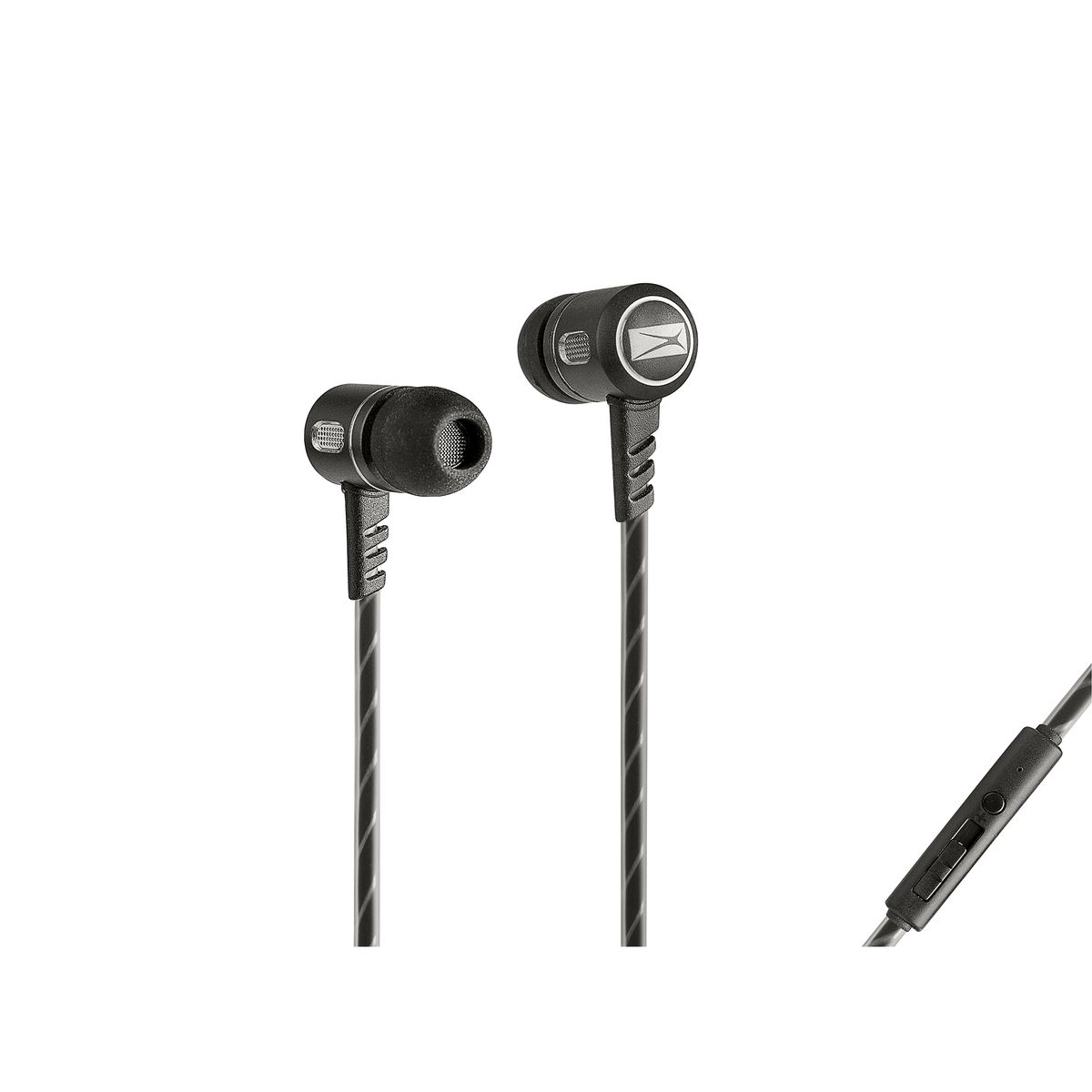 ALTEC LANSING - AUDIFONO IN-EAR CON MIC CORDED BLACK 09015