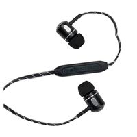 AUDIFONO IN-EAR BLUETOOTH ALUMINIUM BLACK 09010 Negro