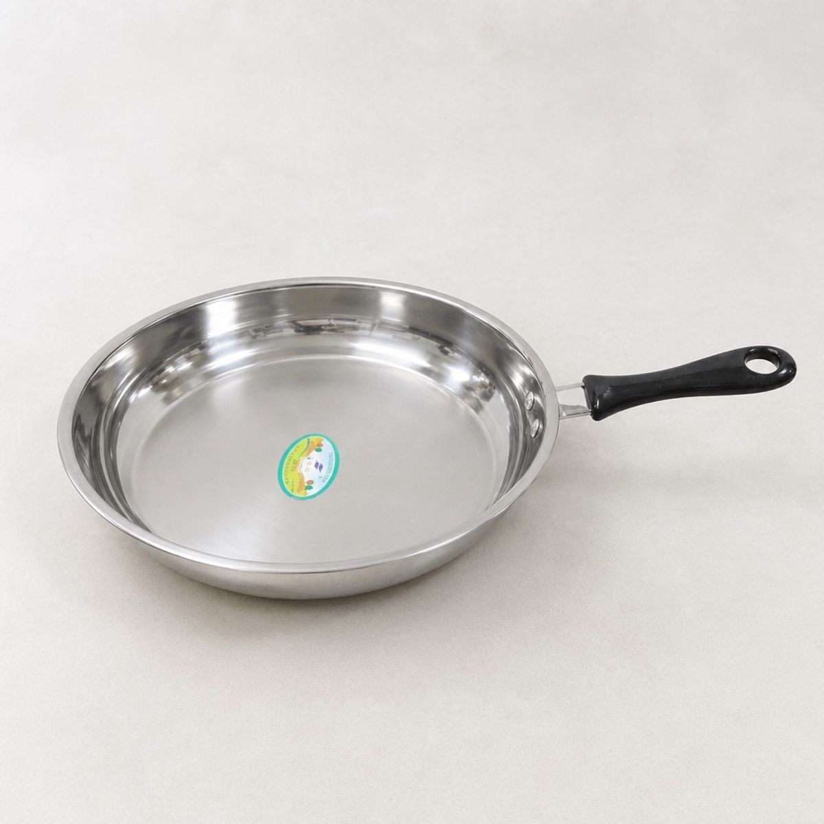 HOMESTAR - Sartén de Acero Inoxidable con Mango Ergonómico - 25 cm