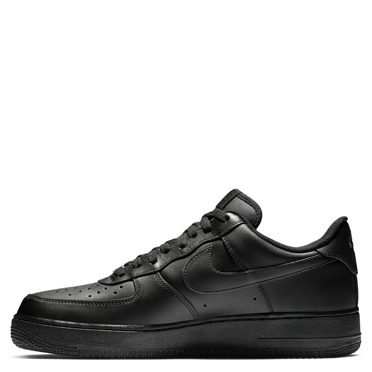 NIKE - Air Force 1 07 Zapatilla Urbana Hombre Cuero Negro Nike
