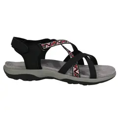 THUNDER BLUE - Sandalias Bajas Outdoor Mujer 6631 Negro