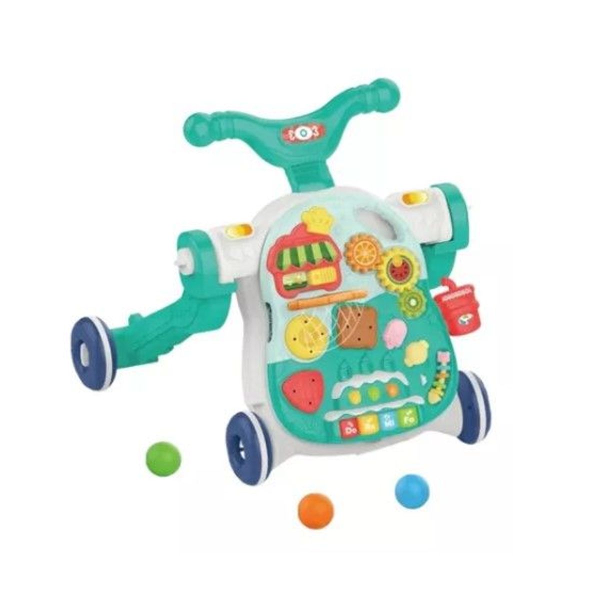 GENERICO - Caminadora Corre Pasillos 4 En 1 Multifuncional Verde