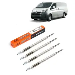 GENERICO - Bujías Incandecente Pack 4 Toyota Hilux 24 2015-2020 XT-036