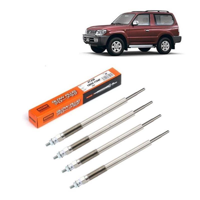 GENERICO - Bujías Pack 4 Toyota Land Cruiser Prado 28L  XT-036
