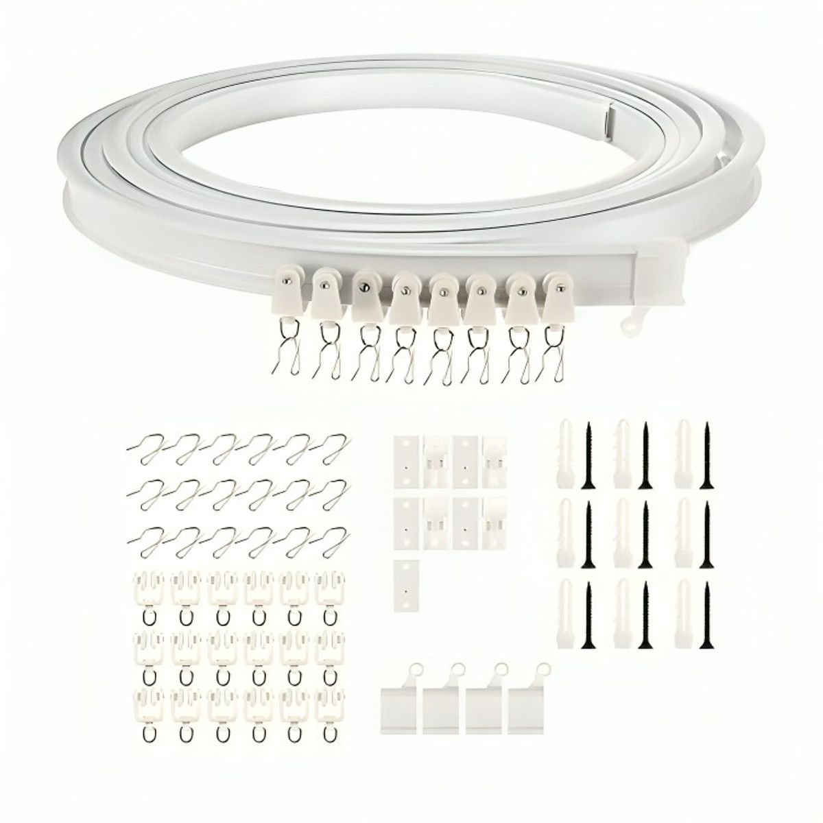 GENERICO - Riel Para Cortina De Techo Riel De Techo Soporte 5mts