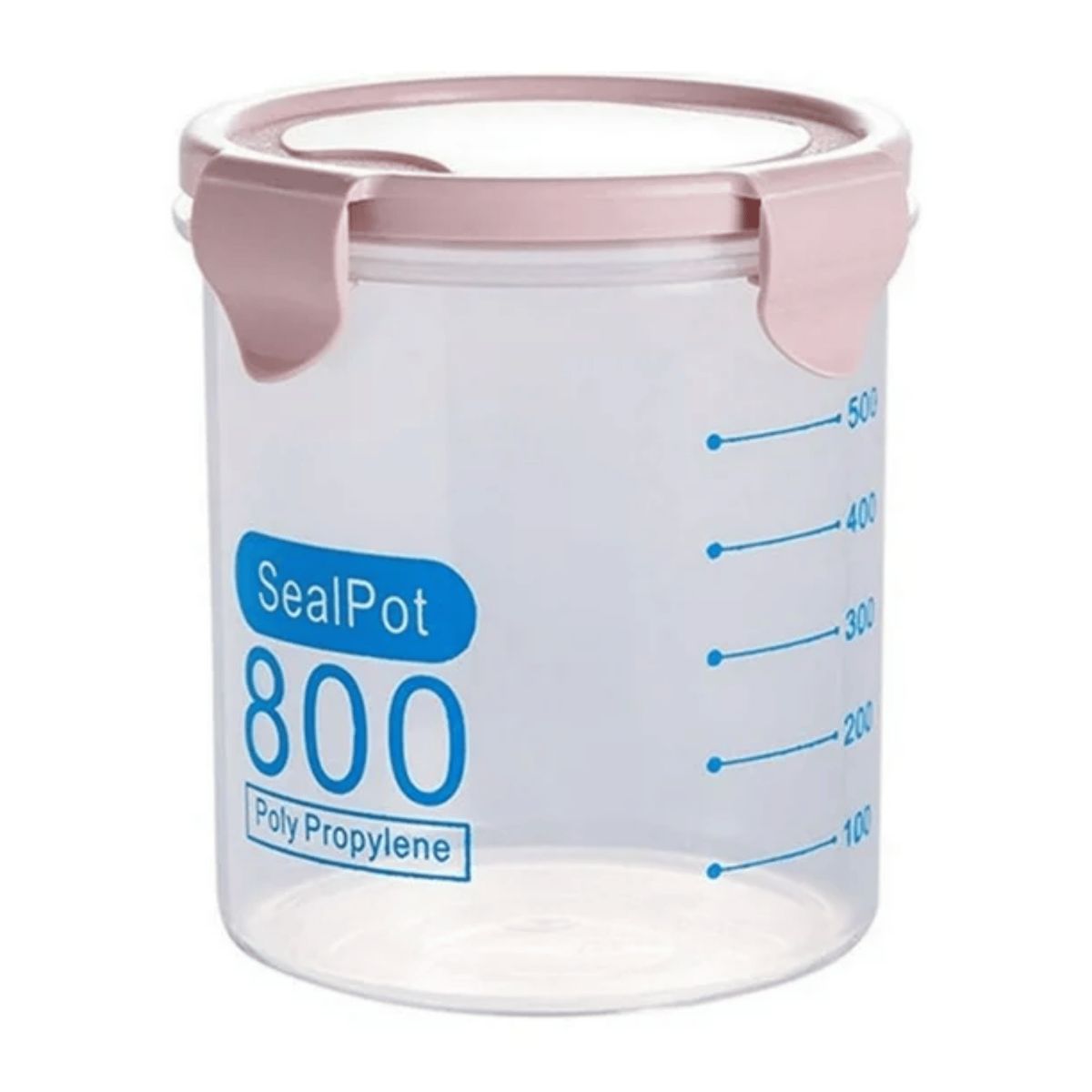 HOMESTAR - Tarro Hermético de Plástico con Cierre de Clips - 800 ml