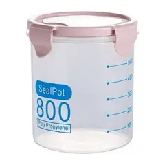 HOMESTAR - Tarro Hermético de Plástico con Cierre de Clips - 800 ml