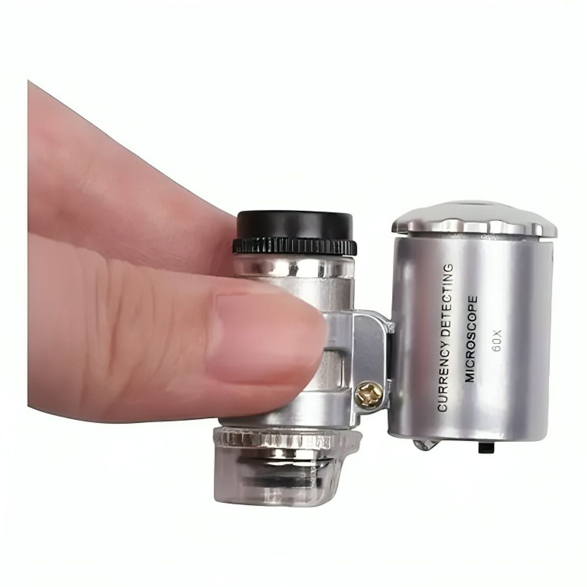 GENERICO - Microscopio Lupa De Bolsillo Luz Leduv 60x