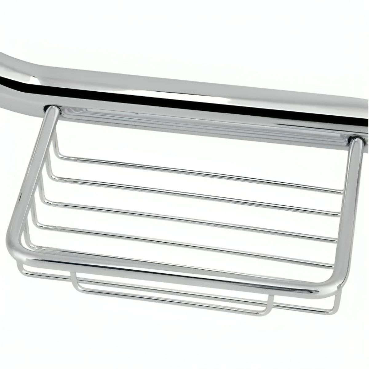 GENERICO - Agarradera 135° Barra Curva Derecha O Izquierda Con Jabonera