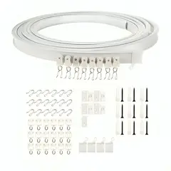 GENERICO - Riel Para Cortina De Techo Riel De Techo Soporte 5mts