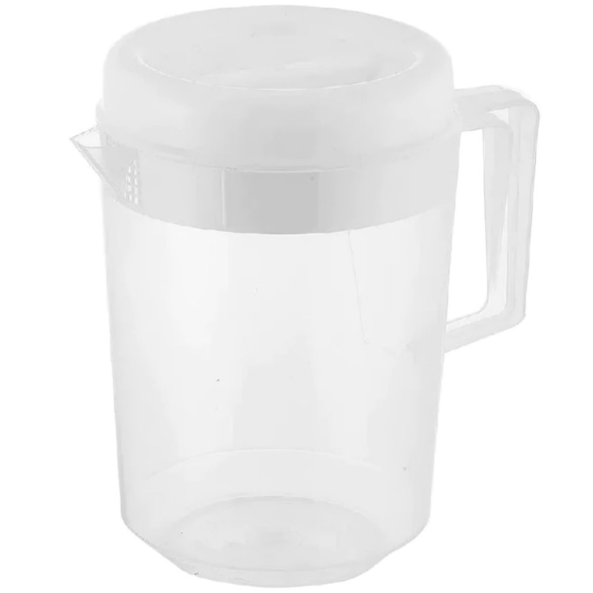 GENERICO - JARRA PLASTICA CON TAPA BLANCA  2500ML
