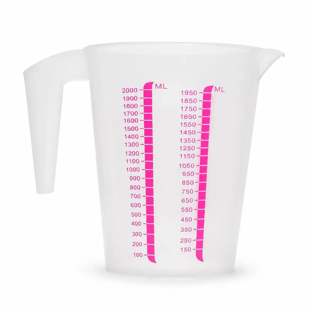 HOMESTAR - Jarra Medidora de Plástico Transparente - 2000 ml