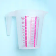 HOMESTAR - Jarra Medidora de Plástico Transparente - 2000 ml