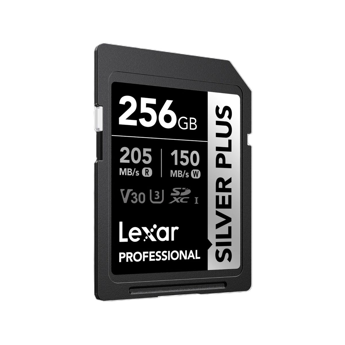 LEXAR - Memoria Sd Lexar Silver Plus 256gb 205mbs Uhs-i U3 V30 4k