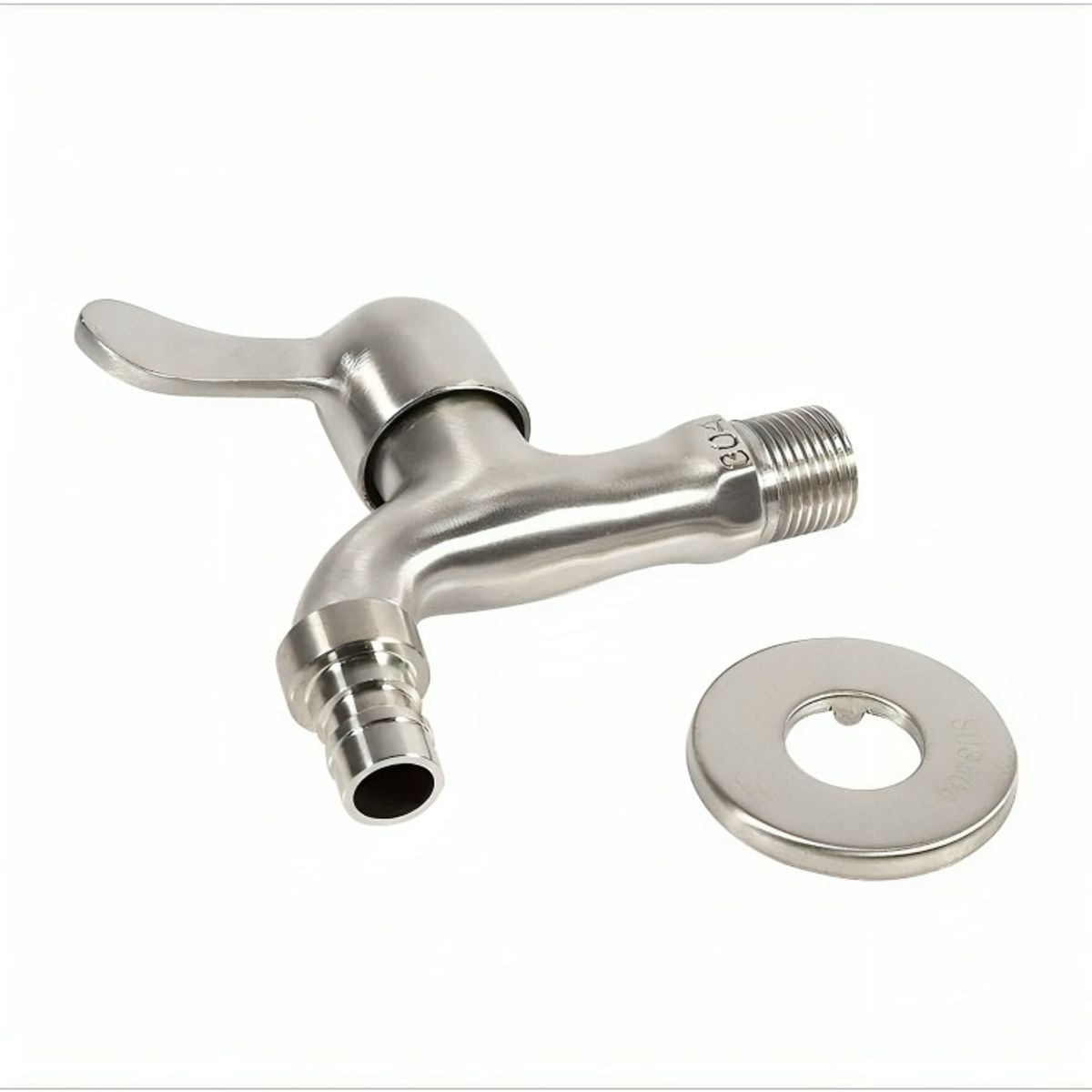 GENERICO - Grifo De Acero Inoxidable Llave De Paso 12