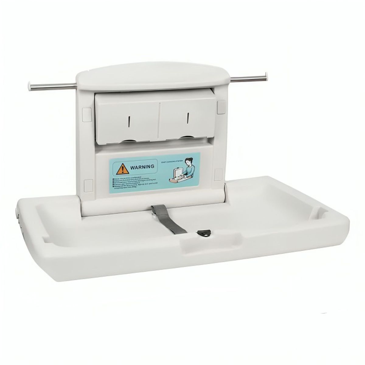 GENERICO - Mudador Cambiador Plegable Para Bebe Horizontal Baño Público