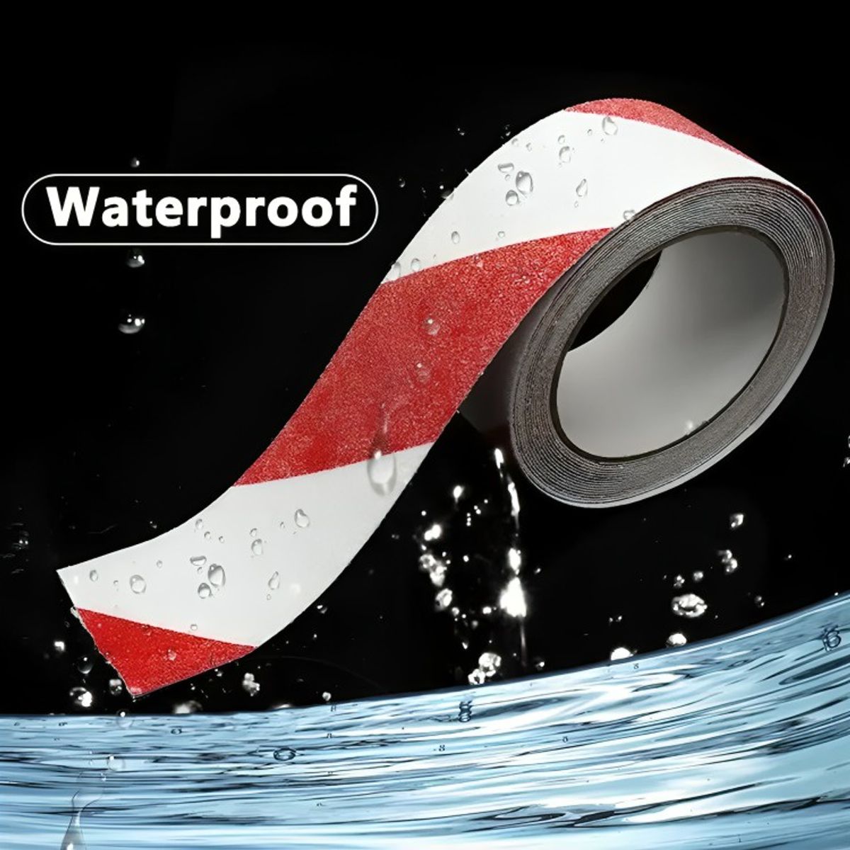 GENERICO - Cinta De Seguridad Antideslizante Para Pisos 5 Metros 50mm