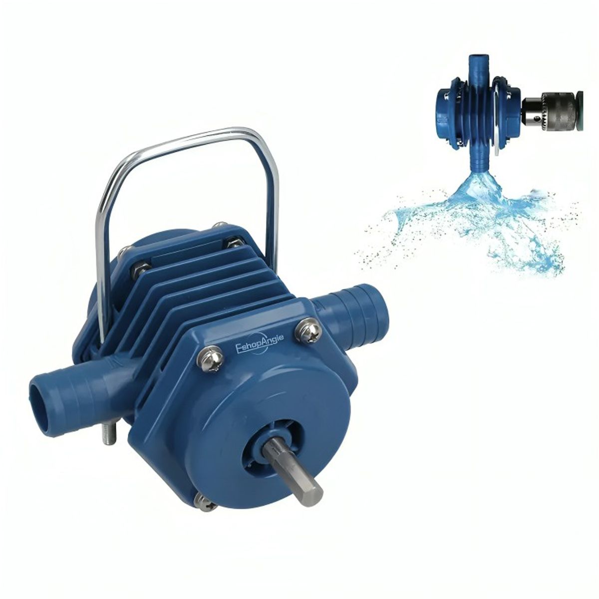 GENERICO - Bomba Agua De Taladro Mini Autocebante Portátil Resistente