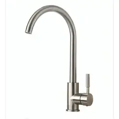 GENERICO - Grifo Monomando Llave Lavaplatos Lavaloza Acero Inoxidable