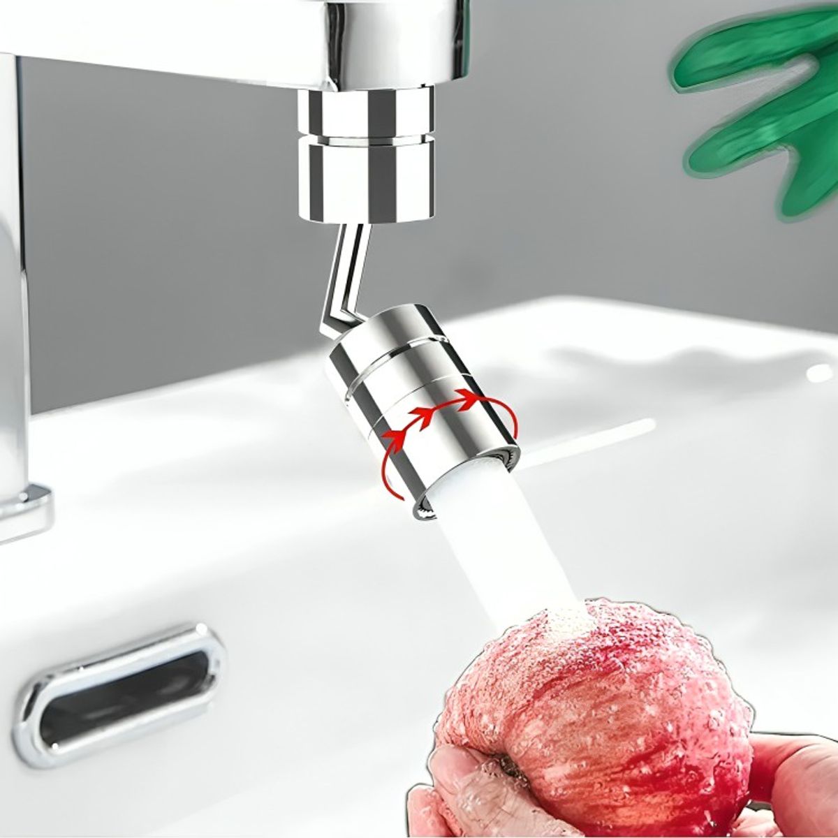 GENERICO - Filtro Grifo Giratorio De Agua Rociador