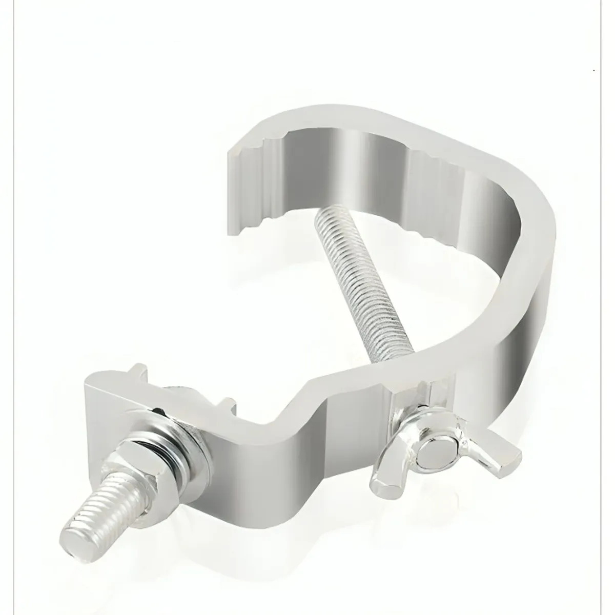 GENERICO - Clamp Soporte Abrazadera De Aluminio Para Ilumincacion
