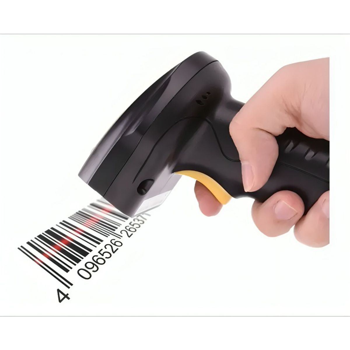 GENERICO - Lector Codigo De Barra Laser Usb Con Base