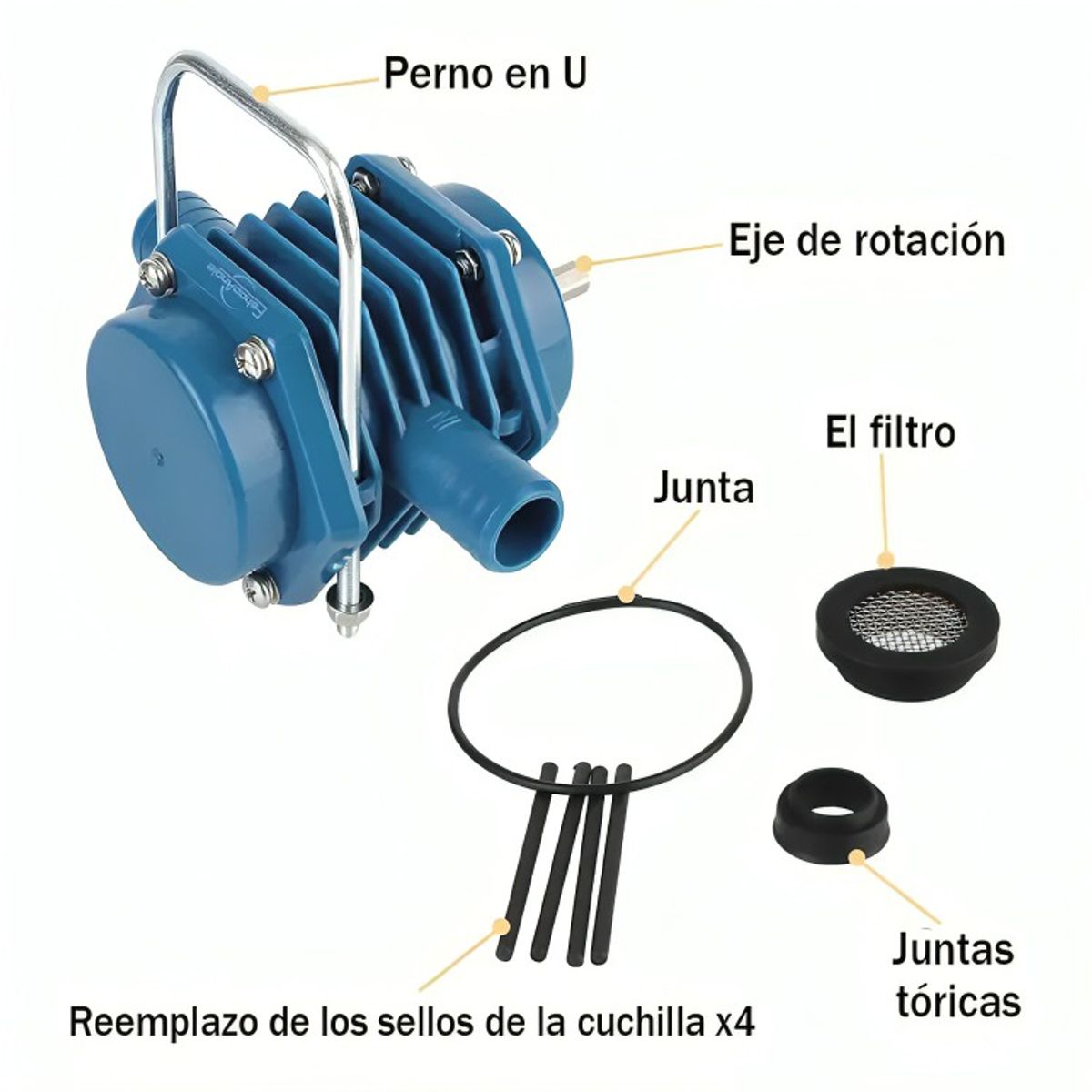 GENERICO - Bomba Agua De Taladro Mini Autocebante Portátil Resistente