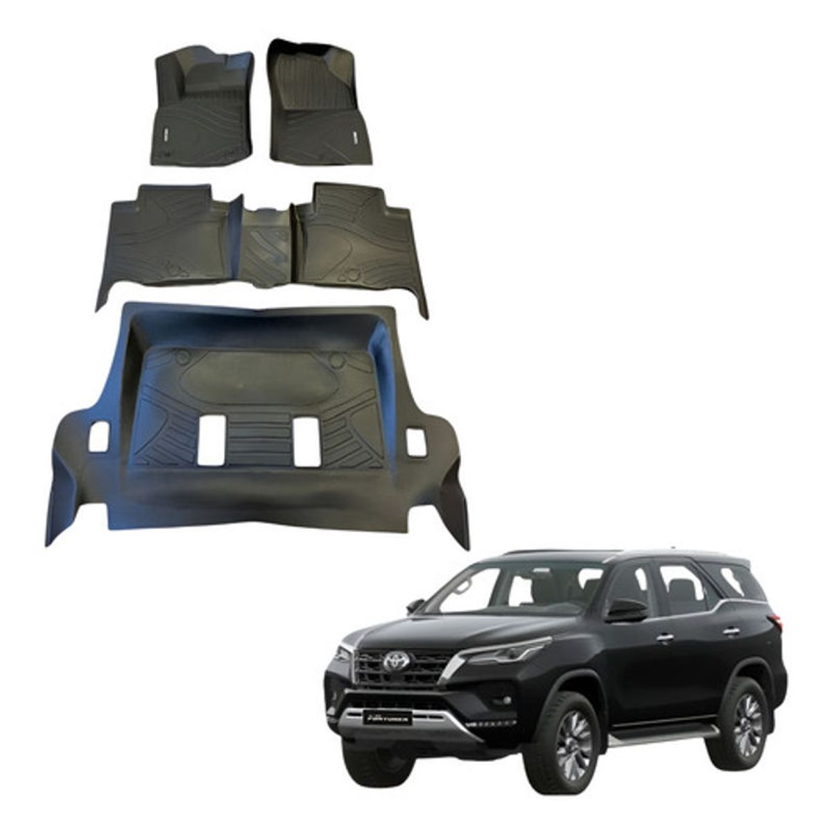 OEM - Pisos Calce Perfecto Toyota Fortuner 2017-26 3Filas