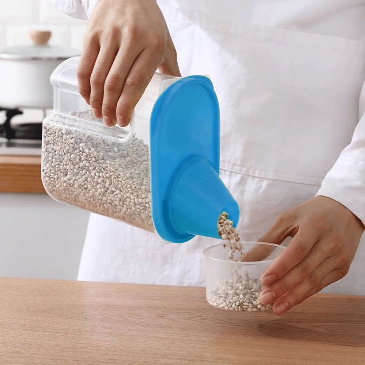 HOMESTAR - Recipiente Hermético para Alimentos con Tapa Dosificadora - 1.5 L