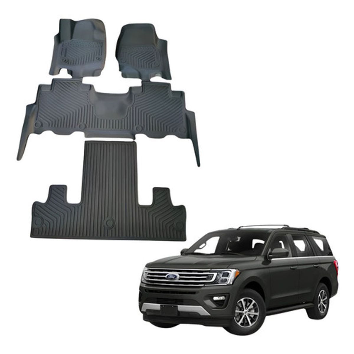 OEM - Pisos Calce Perfecto Ford Expedition 2018-22 3Filas
