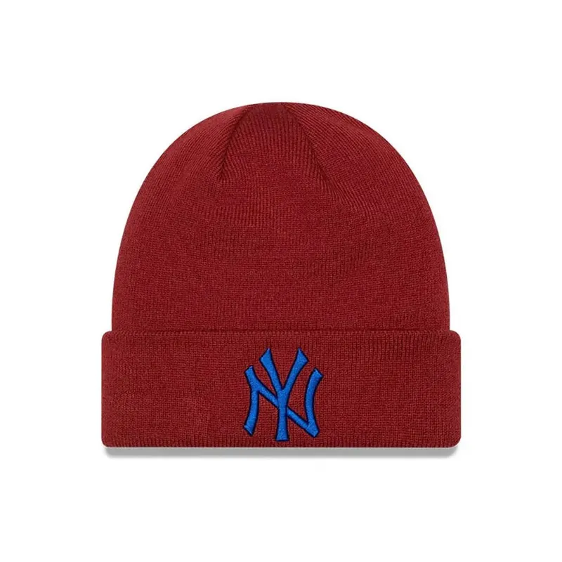 NEW ERA - Gorro Beanie New Era New York Yankees Essential Rojo Cuff