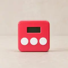 HOMESTAR - Temporizador de cocina digital cubo rojo