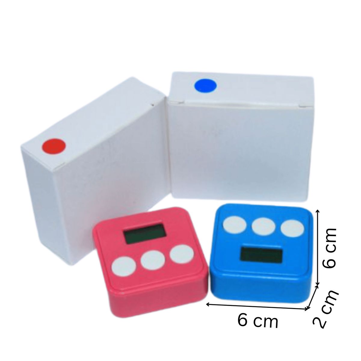 HOMESTAR - Temporizador de Cocina Digital Cubo - Azul