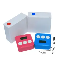 HOMESTAR - Temporizador de Cocina Digital Cubo - Azul