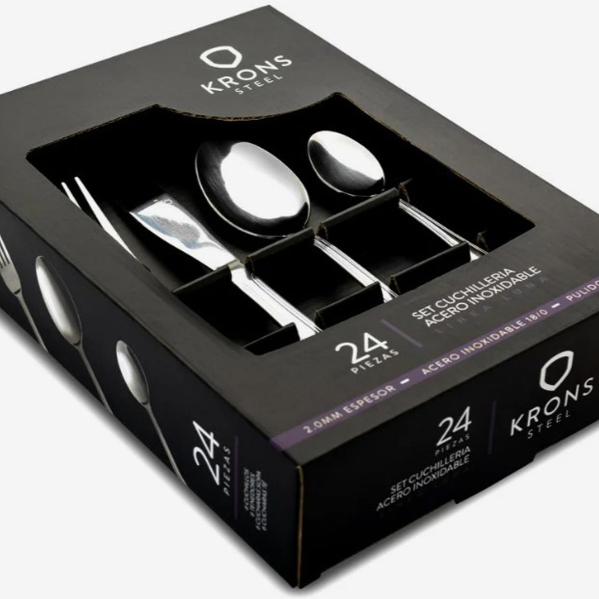 KRONS - JUEGO DE CUCHILLERIA 24 PIEZAS LUNA KRONS