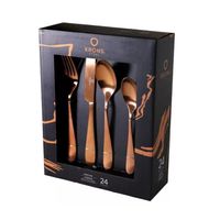 Set cuchillería Copper 24 piezas