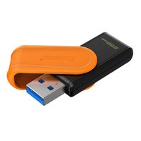 Exodia S DTXS/256GB, Pendrive USB 3.2 Gen 1, Negro/Naranjo