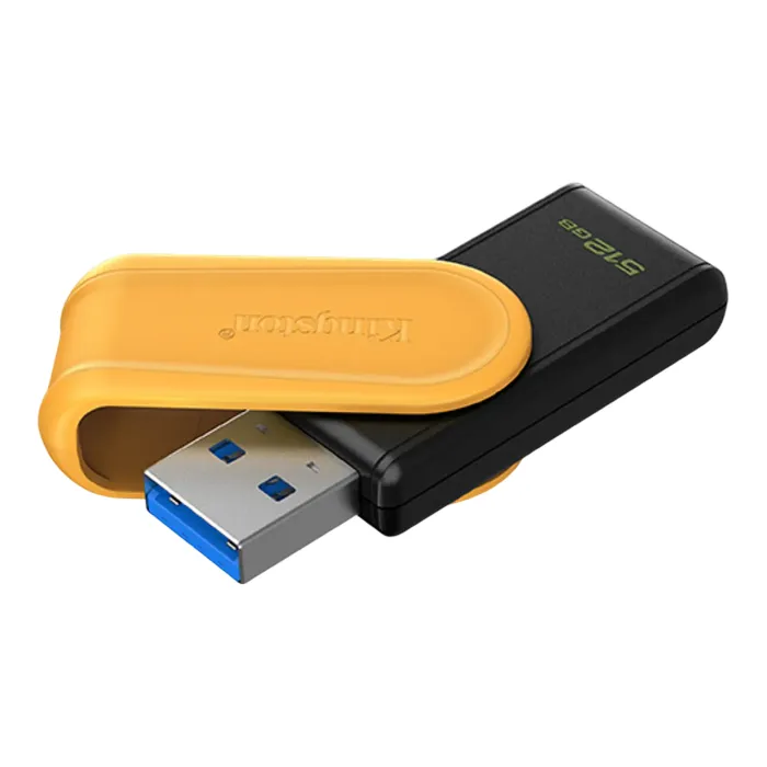 DataTraveler Exodia S DTXS/512GB, Pendrive 512GB, USB-A, USB 3.2 Gen 1, Negro/Amarillo