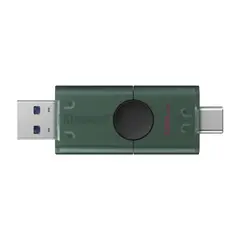 KINGSTON - DataTraveler Duo Pendrive, 128GB, DTDEG2, USB 3.2, Tipo-A y Tipo-C